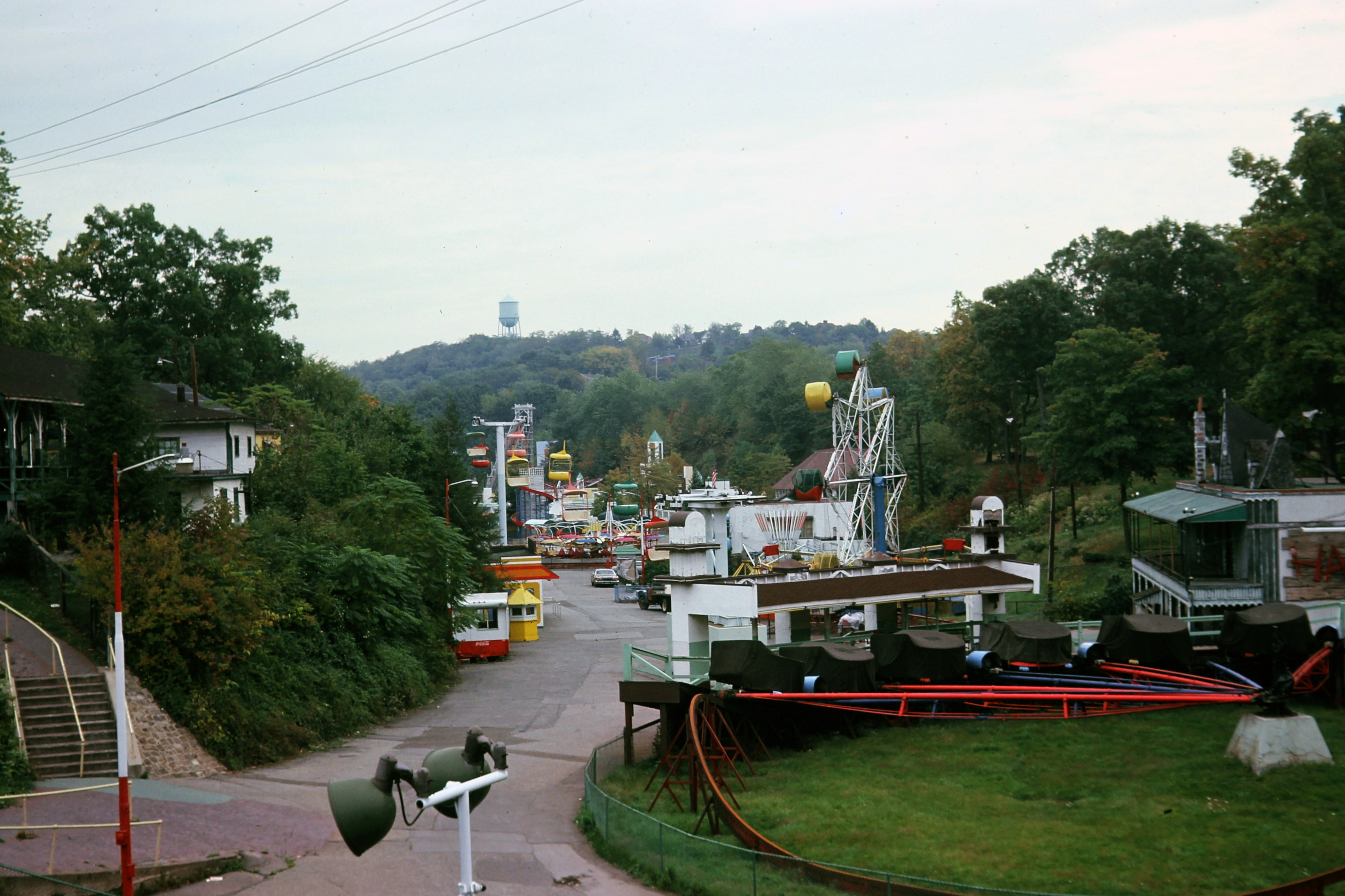 Looking down Midway, 1977