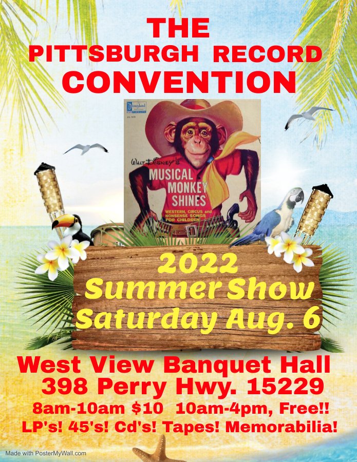 Pittsburgh Record Convention 2022 Summer Show