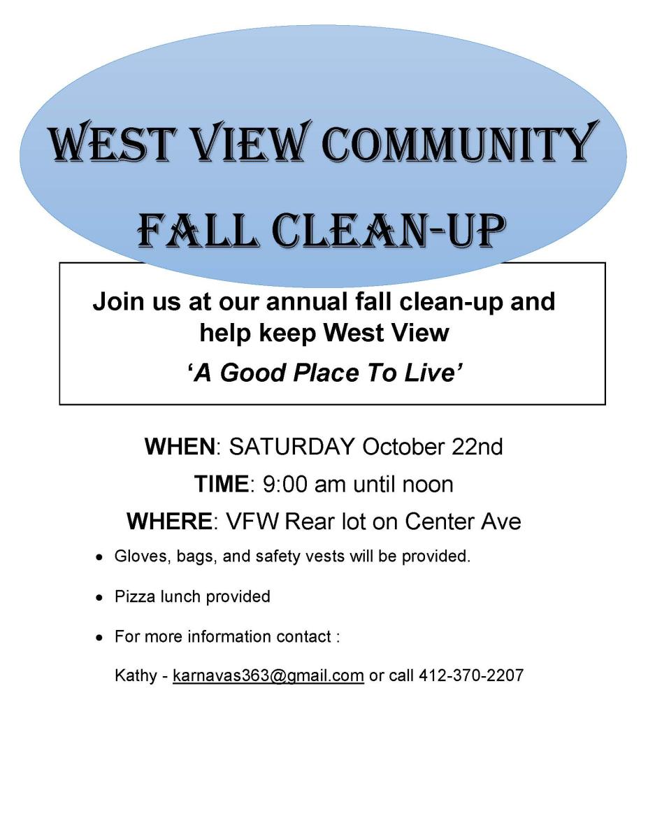 West View Fall Clean Up
