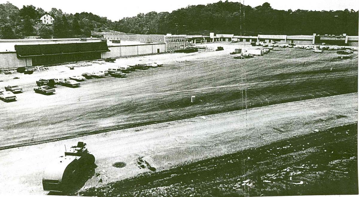West View Park Shopping Center under construction, early 1980s