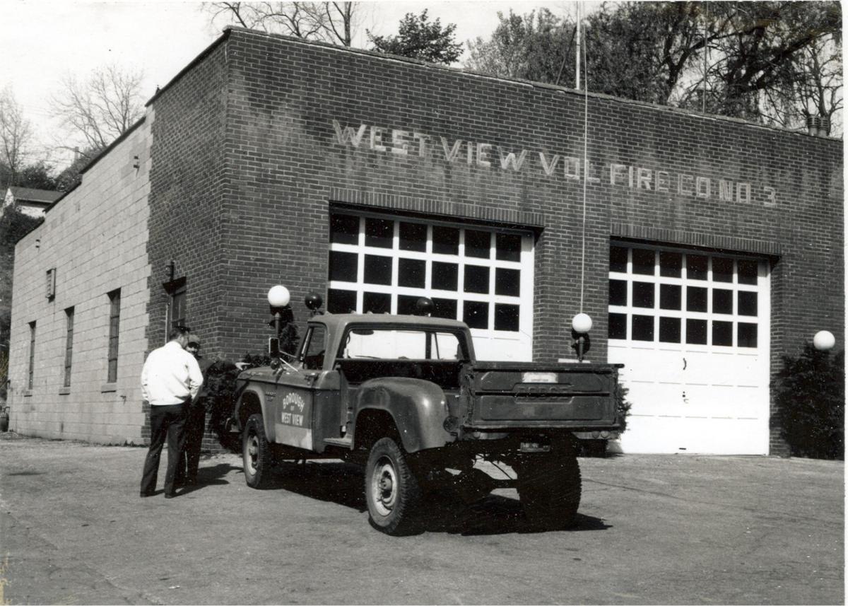 Fire Company No. 3 with a Borough truck in front