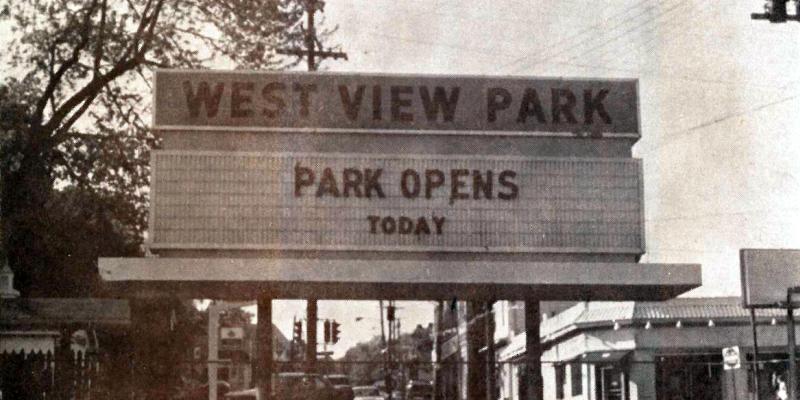 West View Park sign